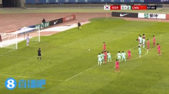 刘佳乐背后犯规送点，韩国点射破门，U16国足被扳平2-2韩国！